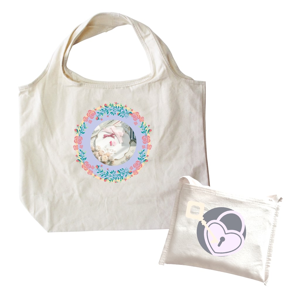 たためるマルシェ【白プリントあり】｜CB2001 ｜CAPSULEBOX ｜UP-T