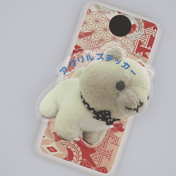 フリーカットアクリルステッカー