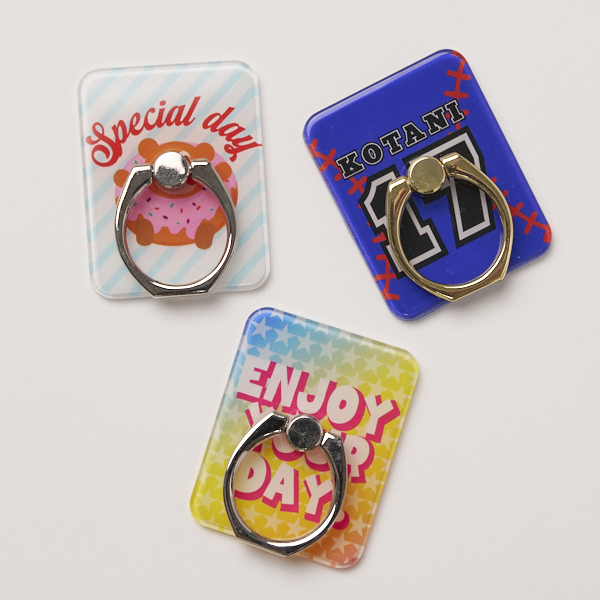  スマホリング (スクエア型)｜オリジナル雑貨