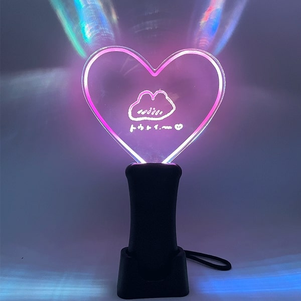 ハート型アクリルペンライト
