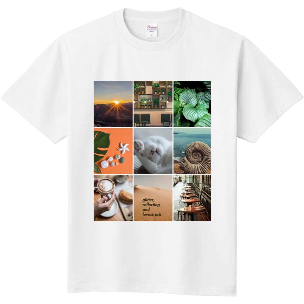 UP-TのフォトTシャツ_定番Tシャツ -just a little funny 1.1-