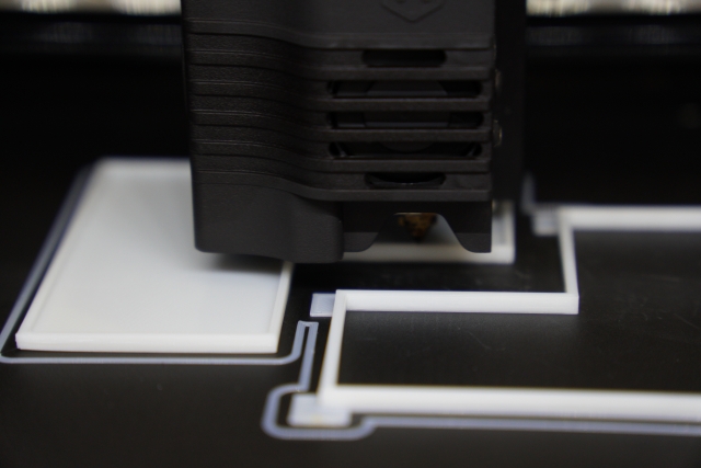 3Dプリンターが造形する様子