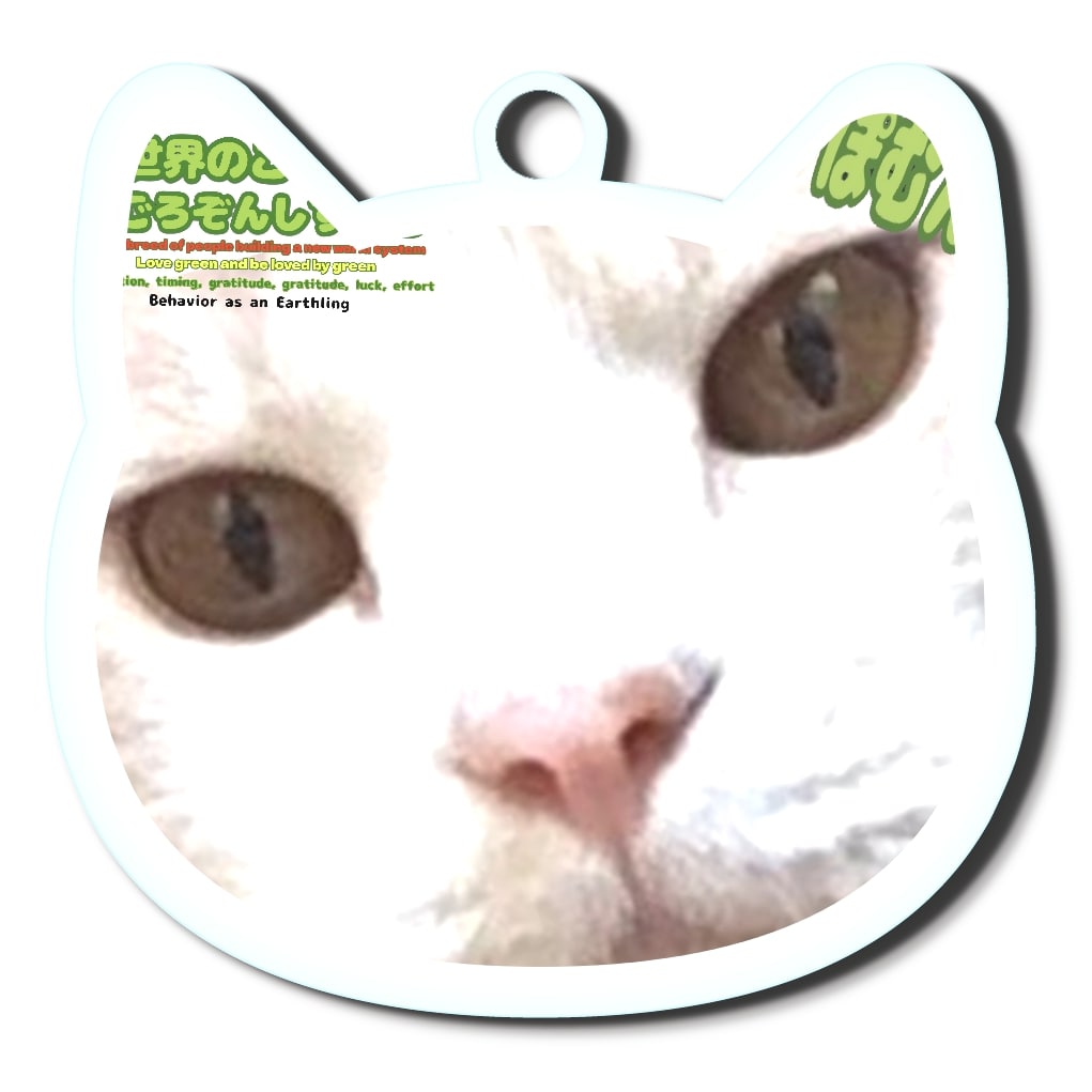 五郎ぽむ猫ネコ型アクリルキーホルダー(10cm)  | Provista Inc.