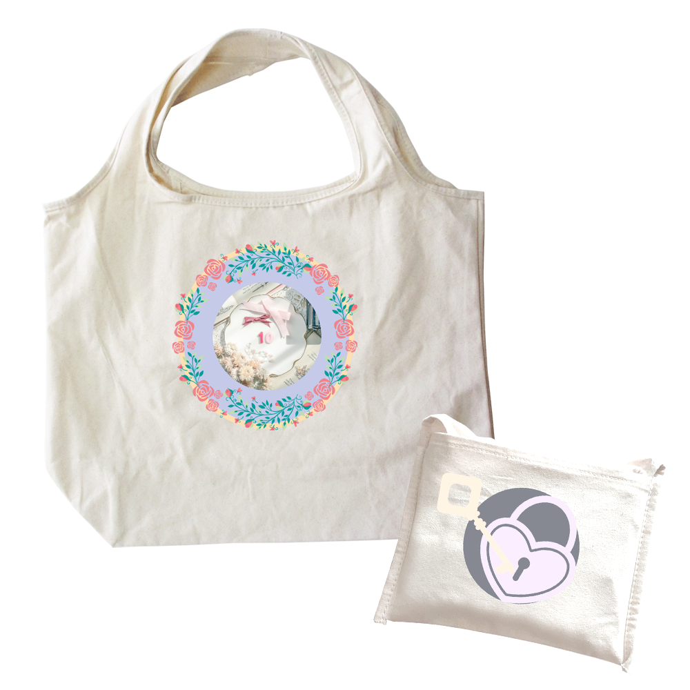 たためるマルシェ【白プリントあり】|CB2001 |CAPSULEBOX