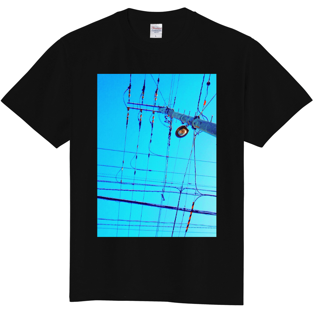 青空と電線（描き込みok☆）