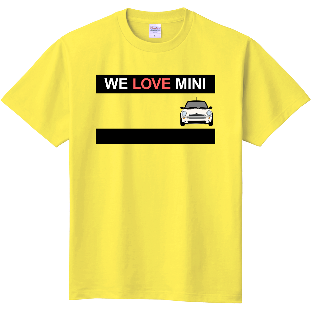 We Love Mini ミニクーパーtシャツ オリジナルtシャツを簡単自作 無料販売up T 最安値