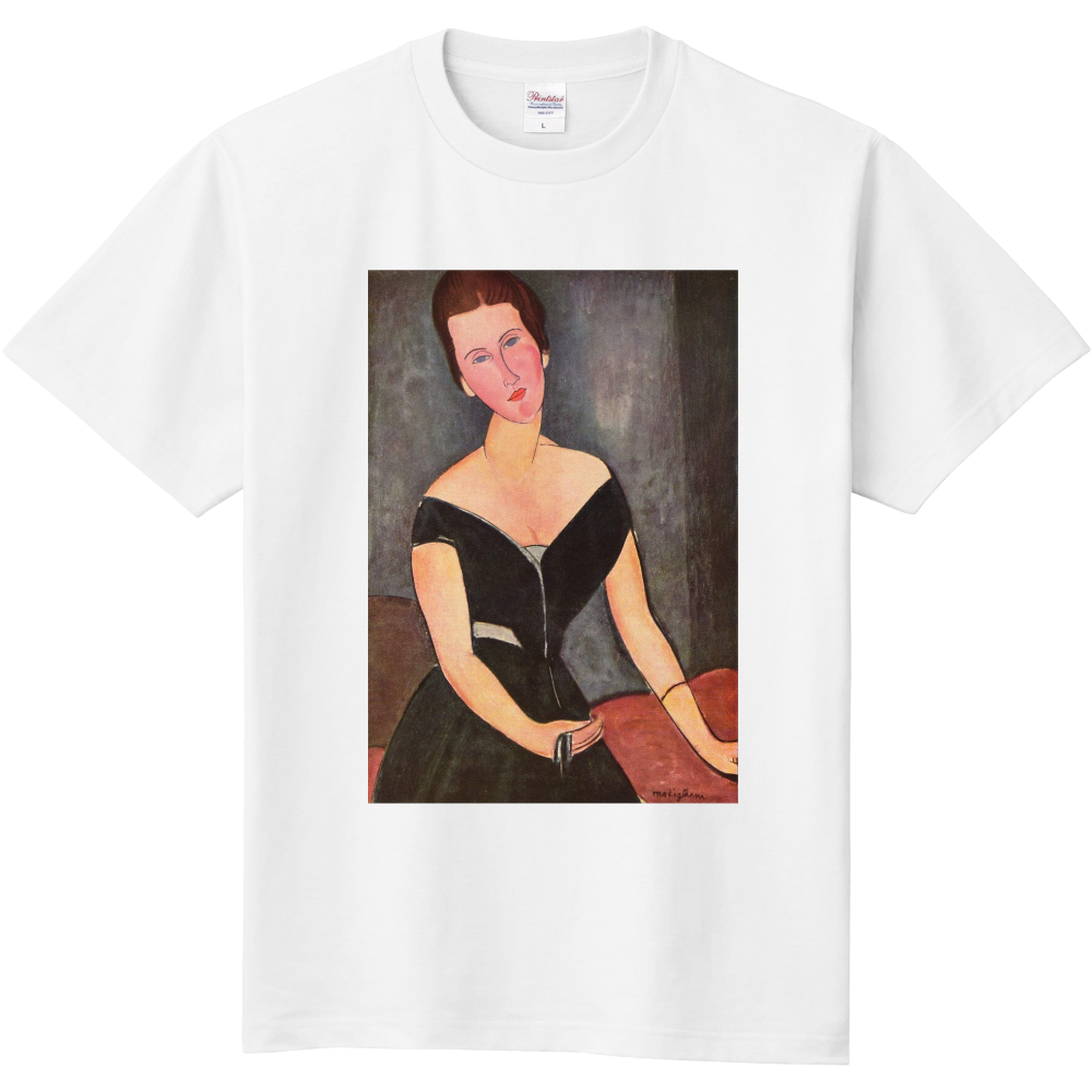 ヴァン・ムイデン夫人の肖像・アメデオ・モディリアーニ|オリジナルTシャツのUP-T
