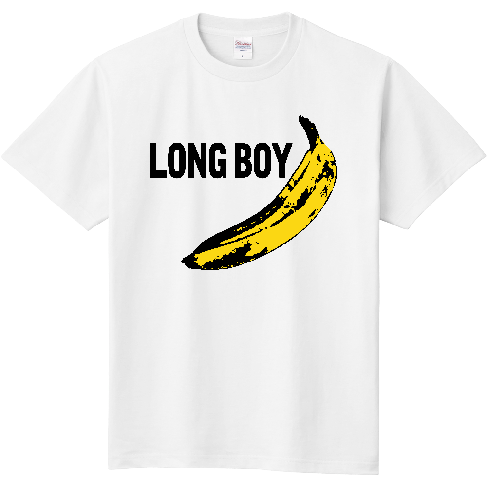 Long Boyバナナtシャツ オリジナルtシャツを簡単自作 無料販売up T 最安値