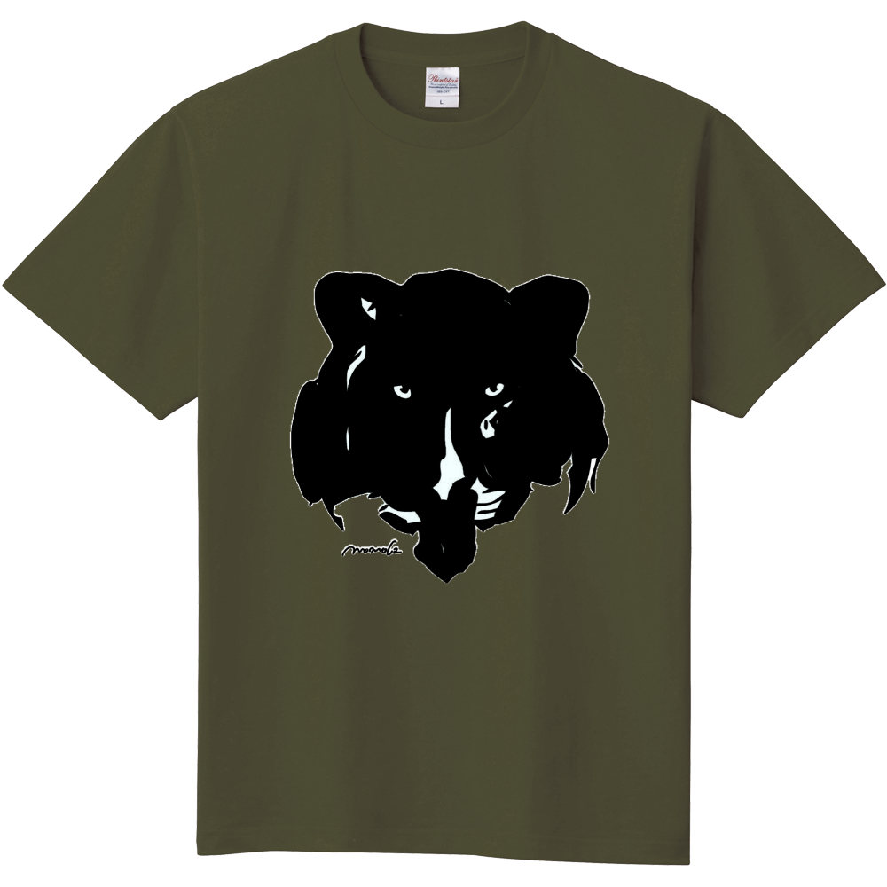 Tシャツ/カーキ/