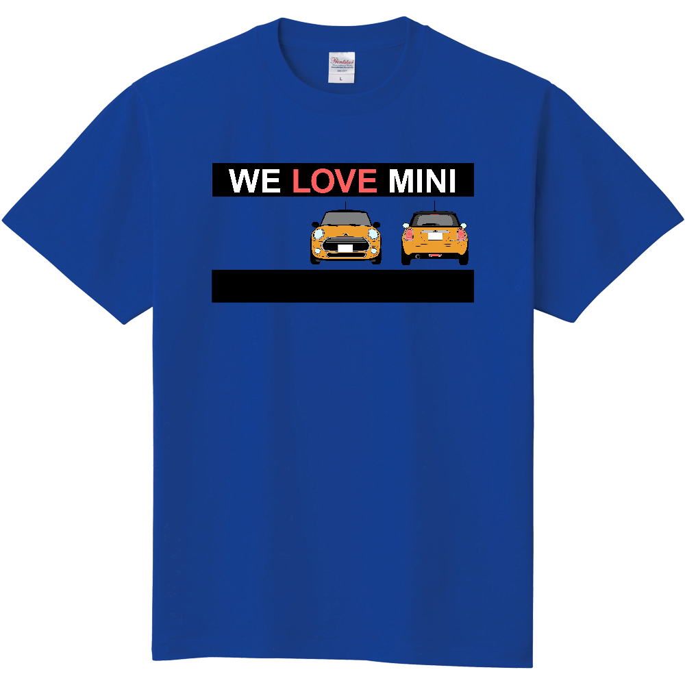 We Love Mini Ver 2 ミニクーパーtシャツ オリジナルtシャツを簡単自作 無料販売up T 最安値