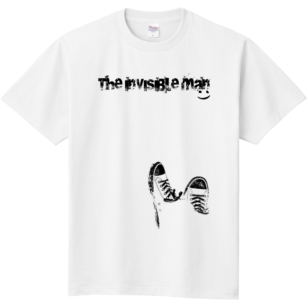 透明人間 The Invisible Man スニーカーイラストtシャツ オリジナルtシャツを簡単自作 無料販売up T 最安値