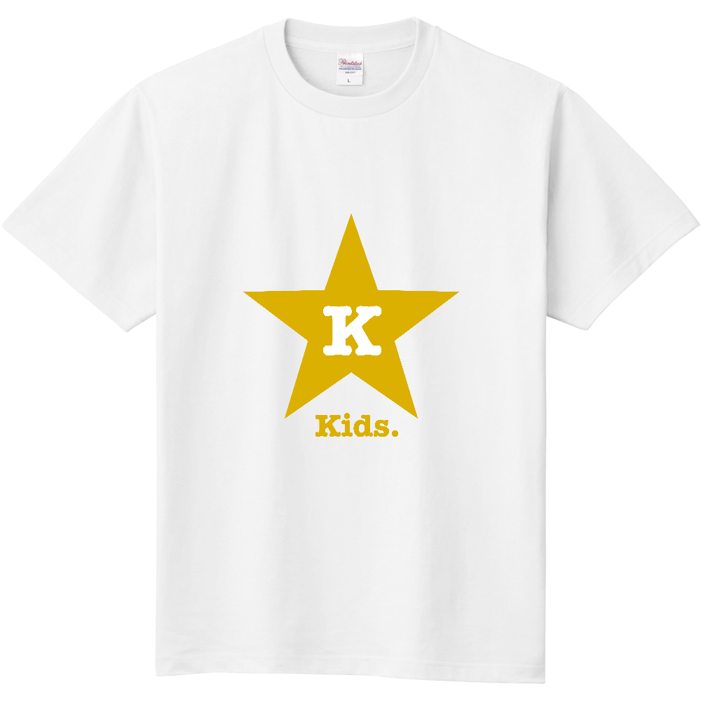 大きな星柄が可愛い子供tシャツ オリジナルtシャツを簡単自作 無料販売up T 最安値