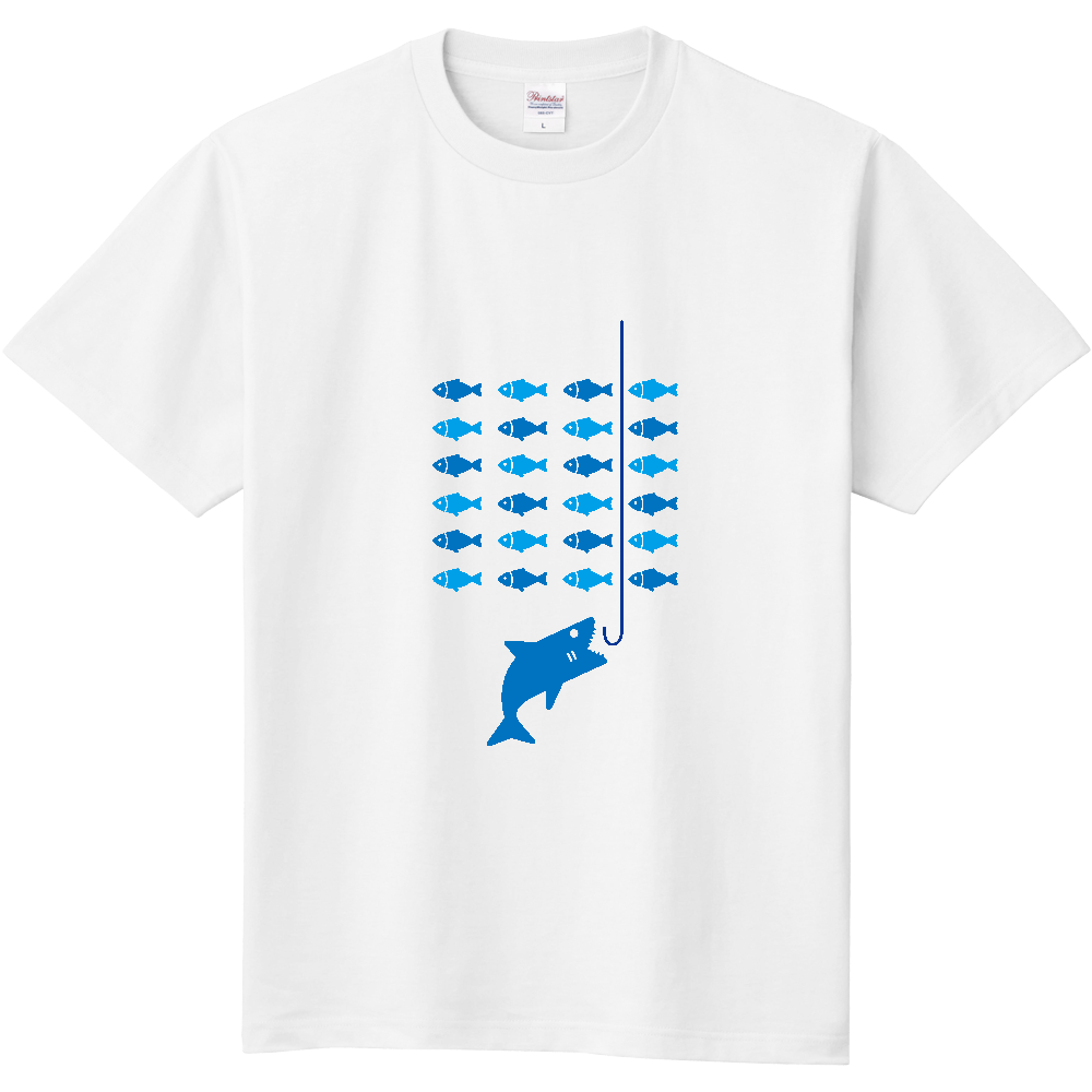魚 サメ 釣りtシャツ オリジナルtシャツを簡単自作 無料販売up T 最安値