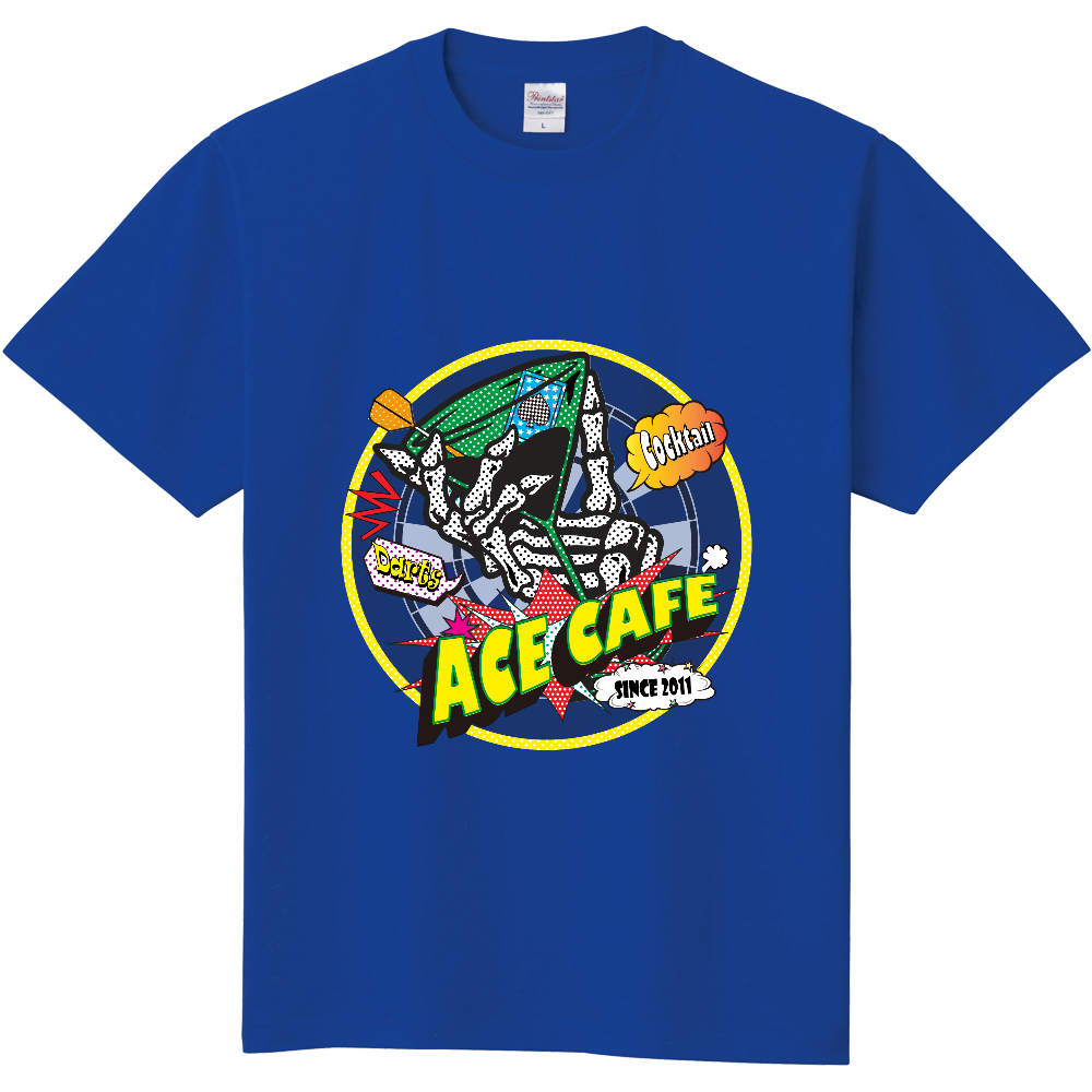 ace cafe(青) 定番Ｔシャツ