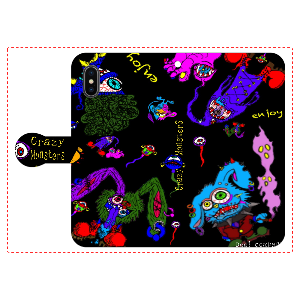 Crazy  MonsterS  スマホケース（iphone  Xs）