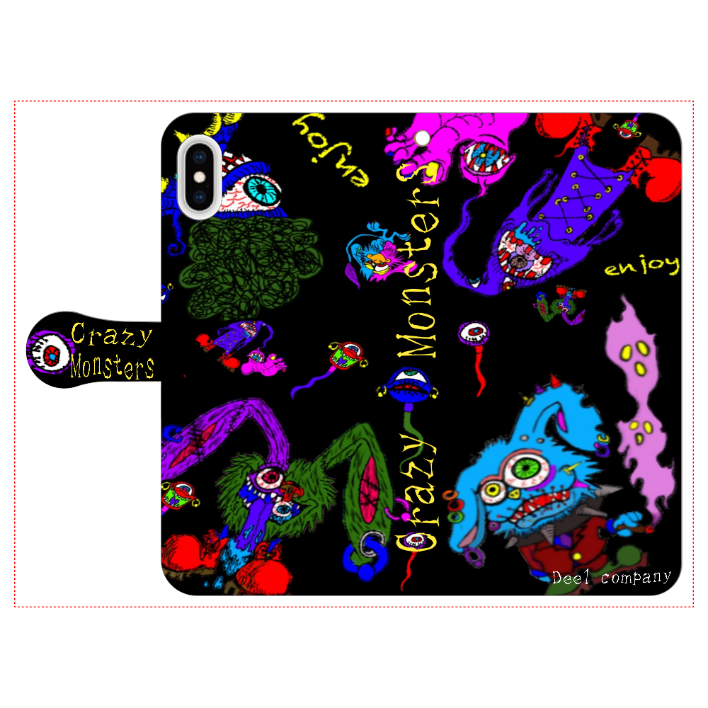 Crazy MonsterS   手帳型ベルト付きIPHONE XS MAX