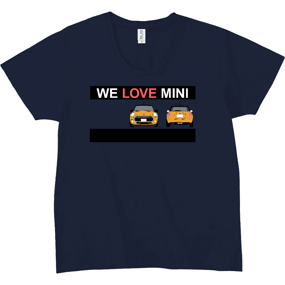 We Love Mini Ver 2 ミニクーパーtシャツ オリジナルtシャツを簡単自作 無料販売up T 最安値