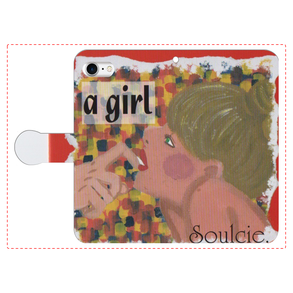 soulcie. a girlスマホケース iPhone8 手帳型スマホケース