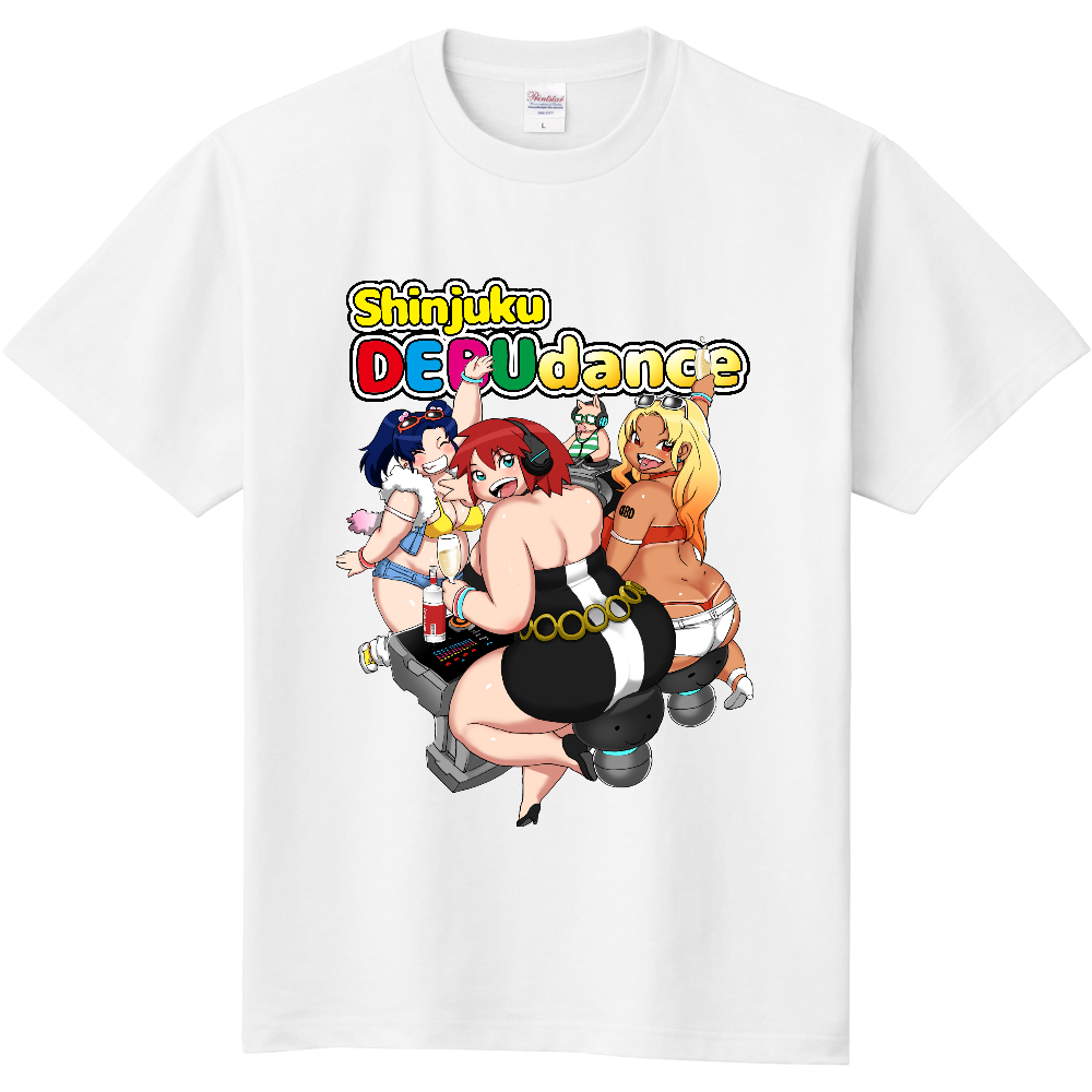 孤島ビデヲさんイラスト ギャル Tシャツ オリジナルtシャツを簡単自作 無料販売up T 最安値