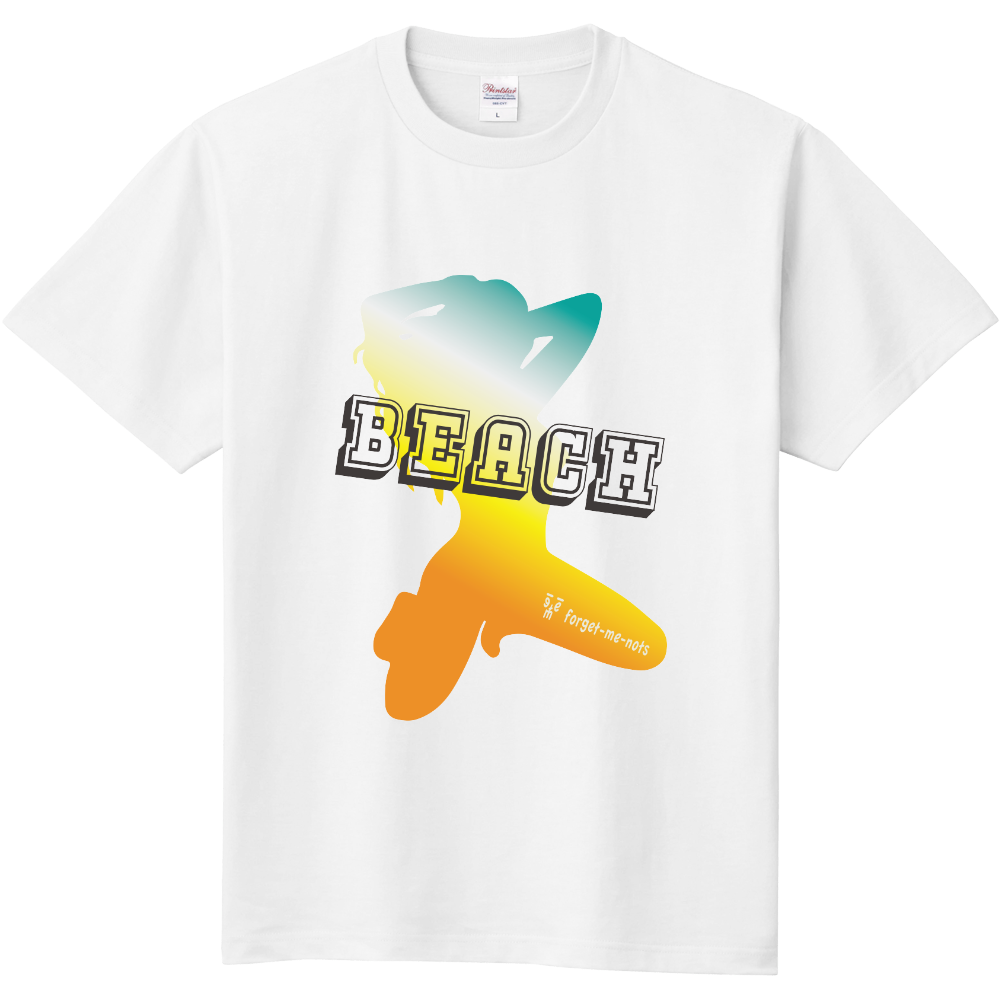 BEACH GIRL Tシャツ(白)