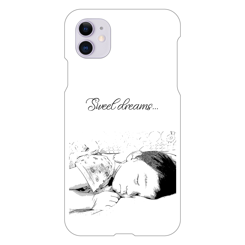 Sweet Dreams　iPhoneXIケース(白) iPhone 11(白）