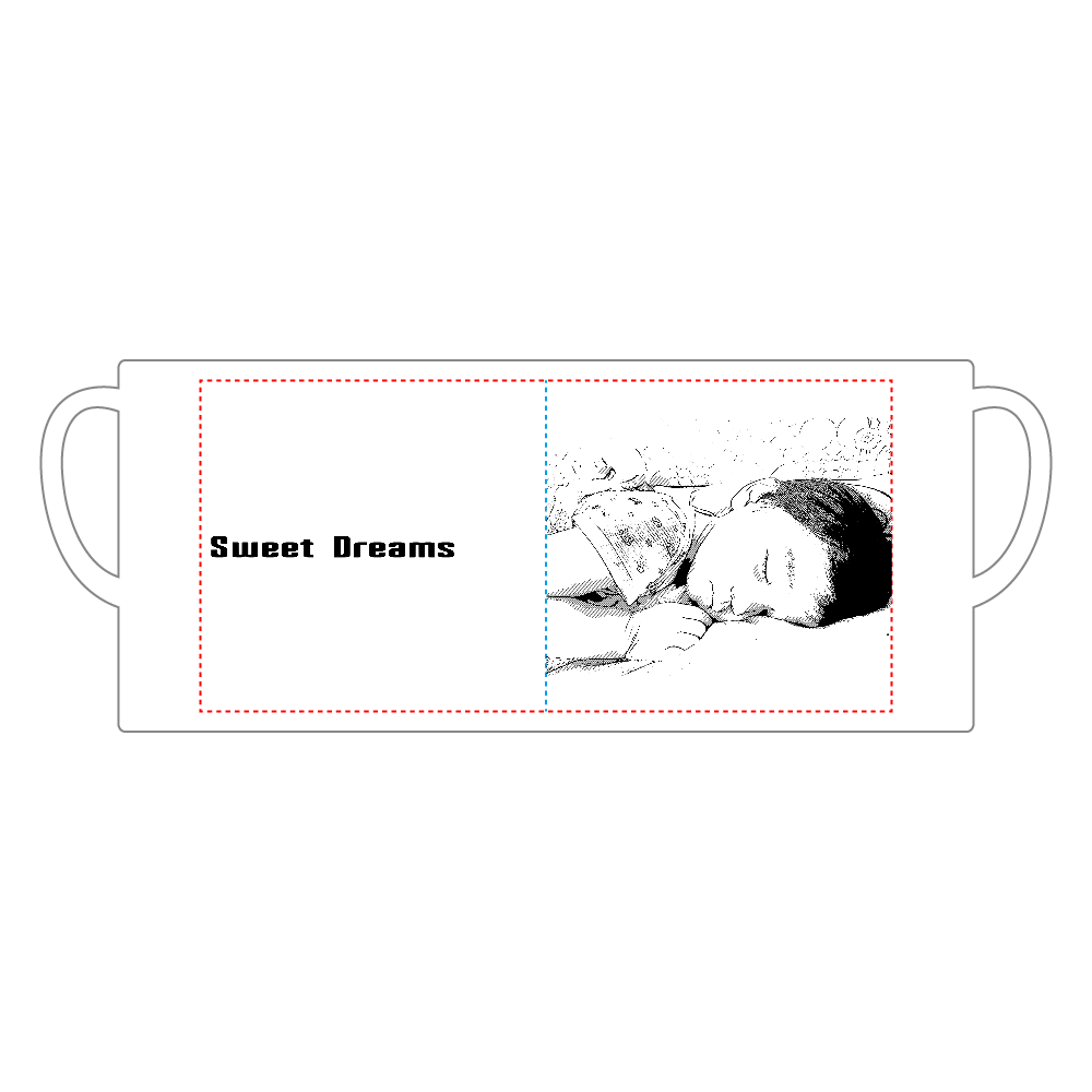 Sweet Dreamsホワイトマグカップ