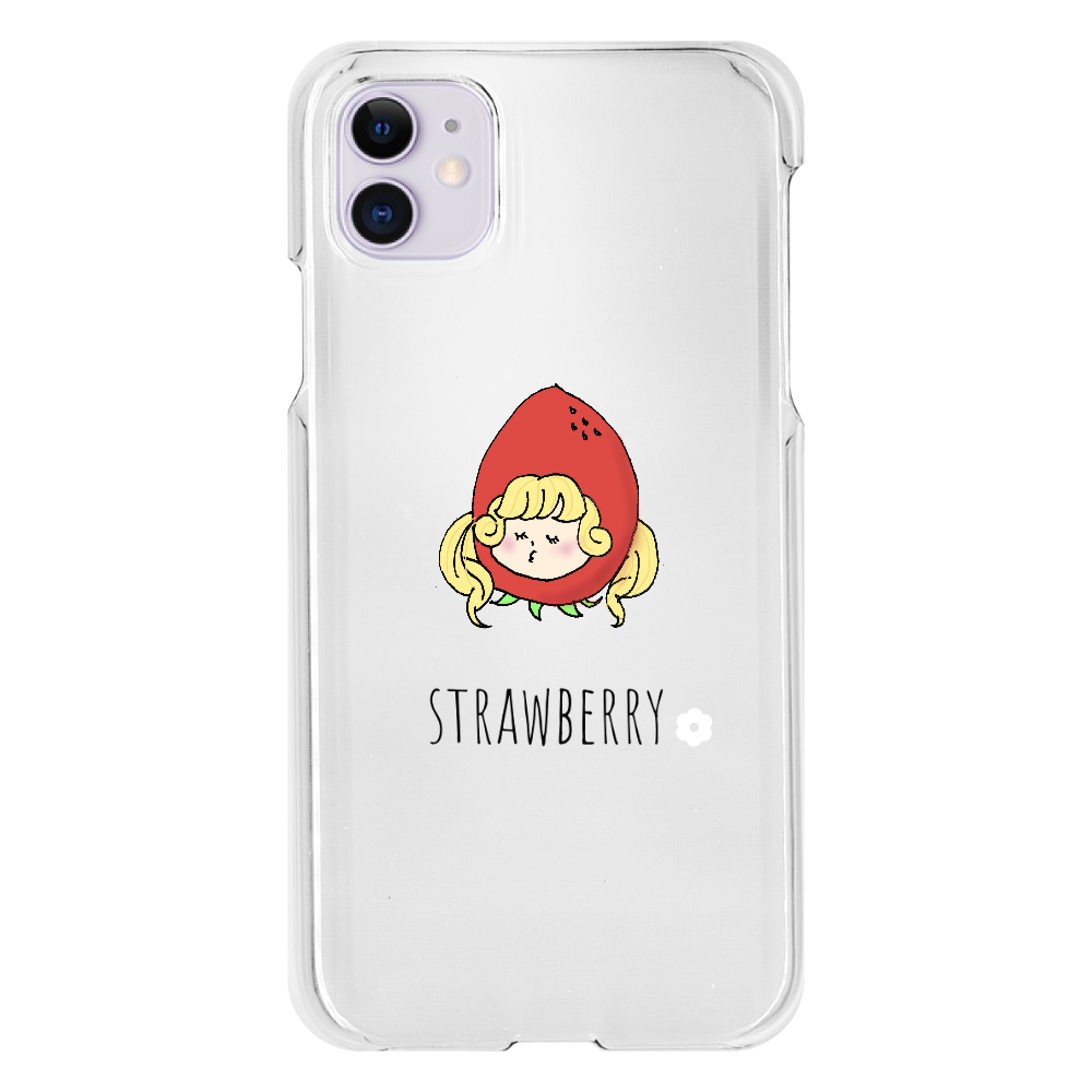 strawberry iPhone11(透明）