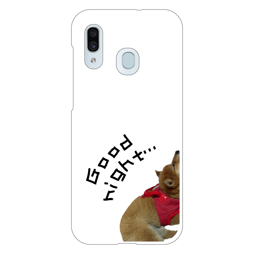 Good night Galaxy A30 (SCV43) ハードケース