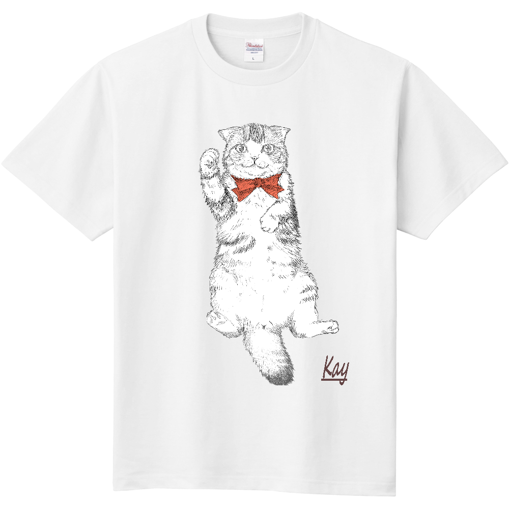 スコティッシュ猫のカイ君　Tシャツ
