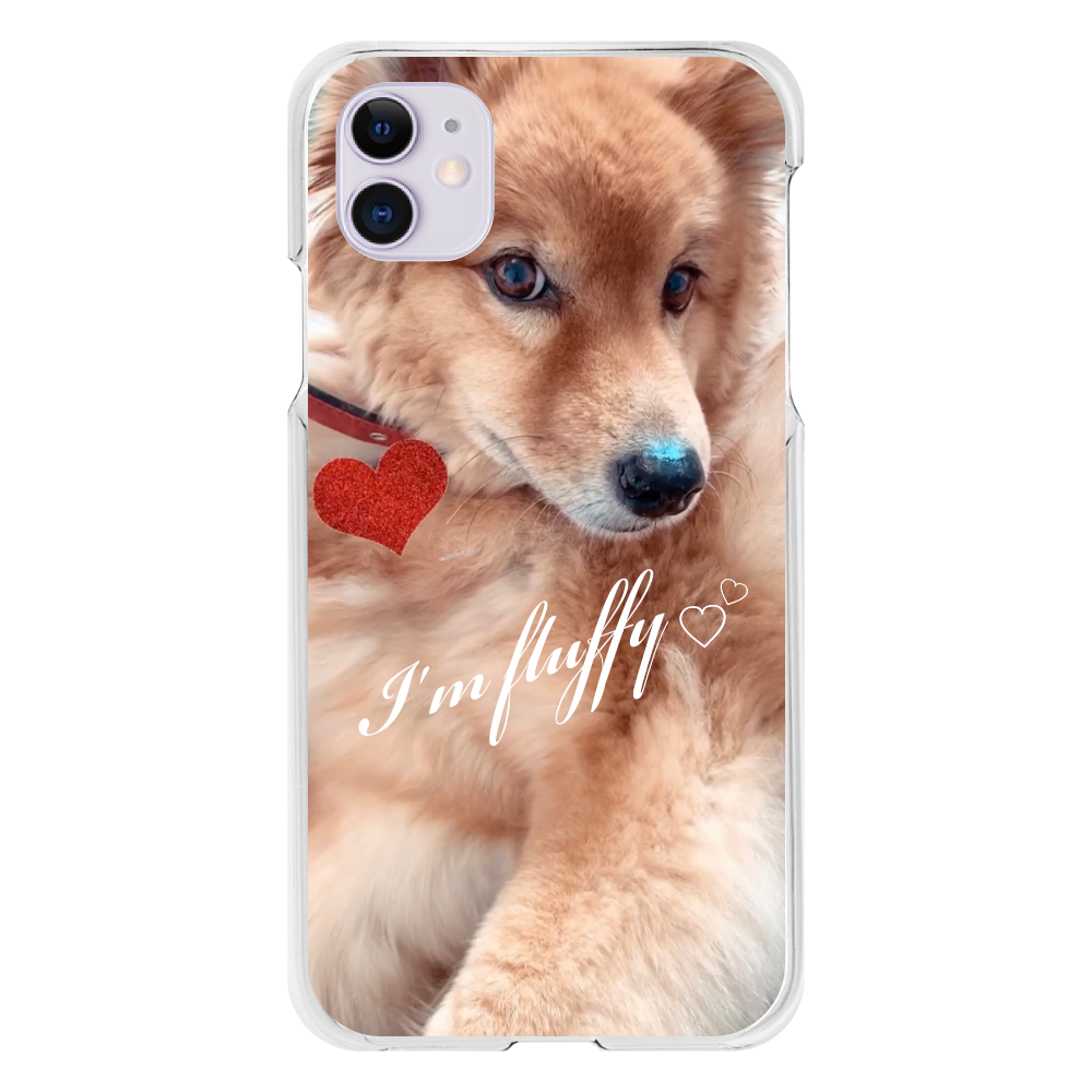 Fluffy dog♡ iPhone11(透明）