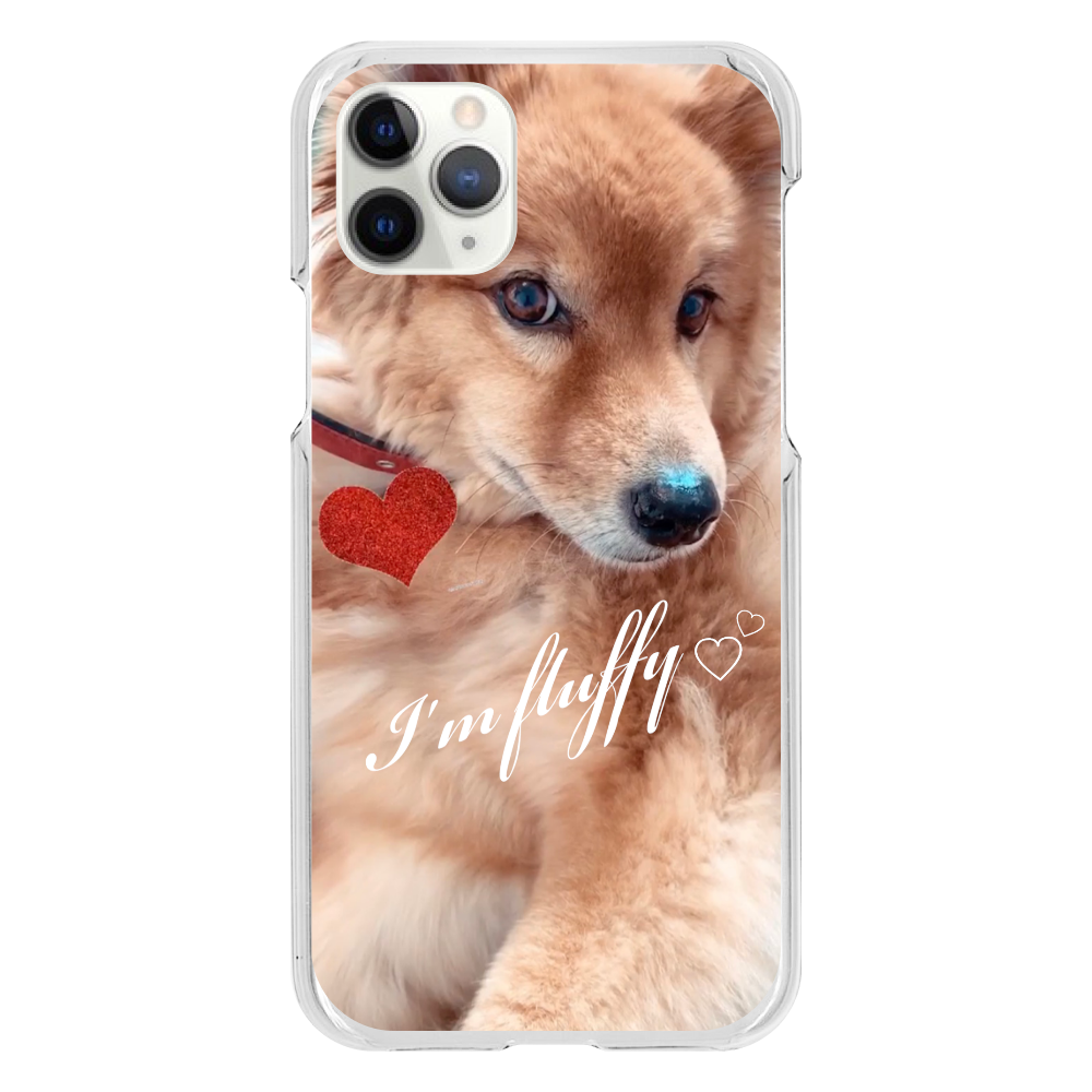 Fluffy dog♡ iPhone11 Pro（透明）