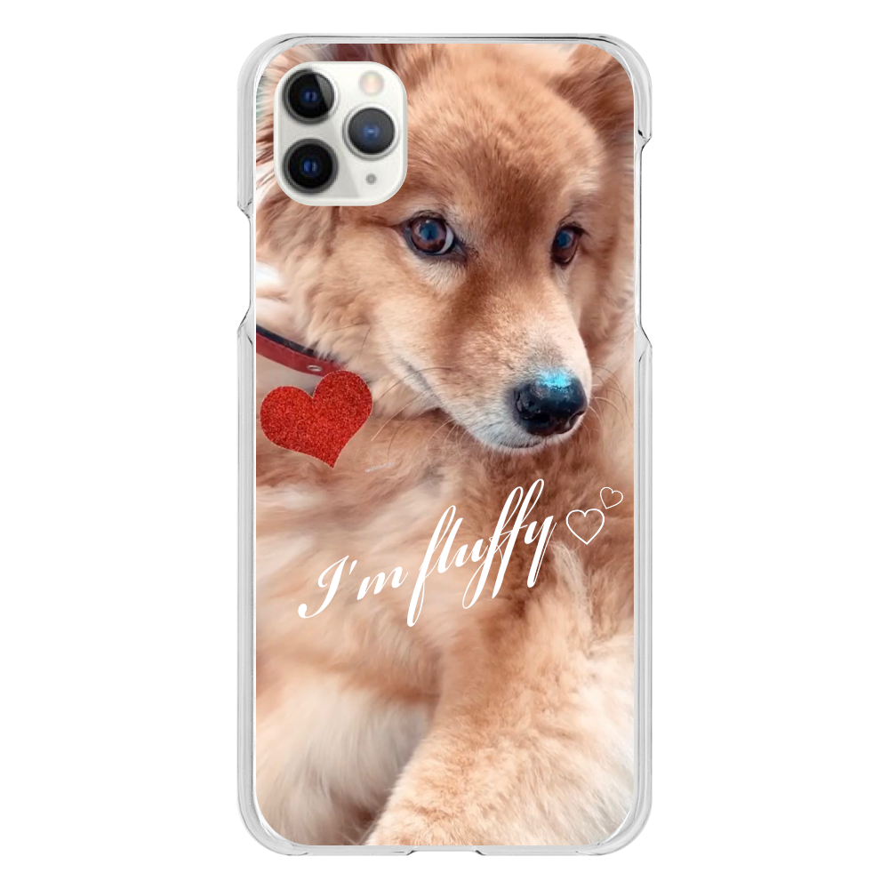 Fluffy dog♡ iPhone 11 ProMax（透明）