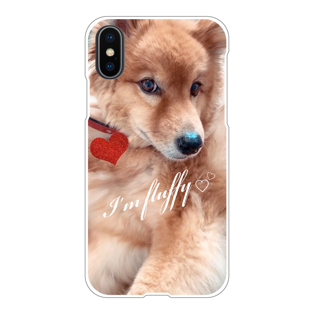 Fluffy dog♡ iPhoneX/Xs(透明)