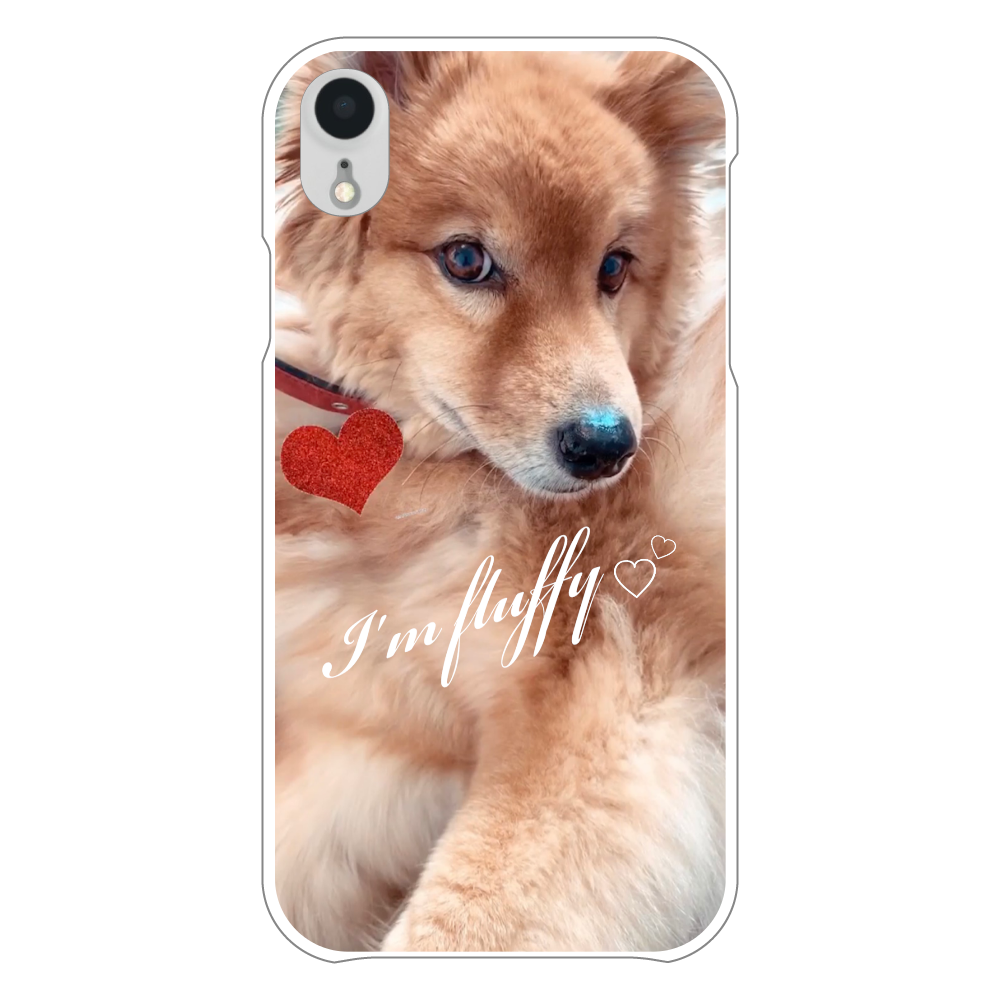Fluffy dog♡ iPhoneXR(透明)