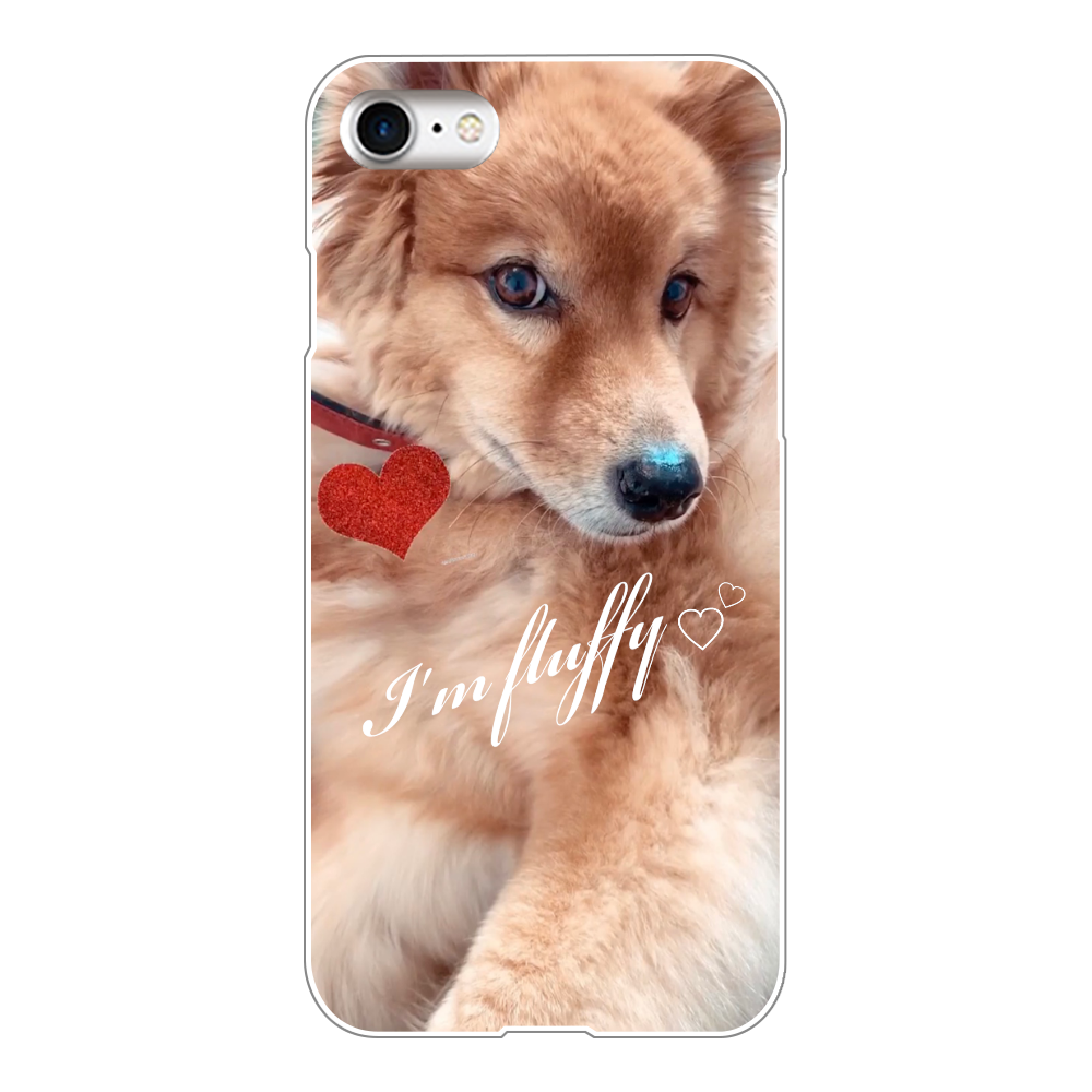 Fluffy dog♡ iPhone8(透明)