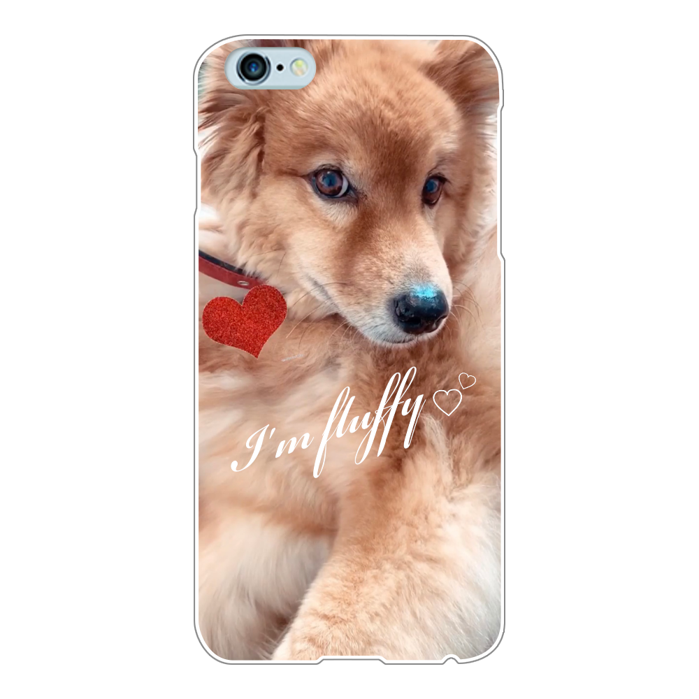 Fluffy dog♡ iPhone6Plus/6sPlus(透明)