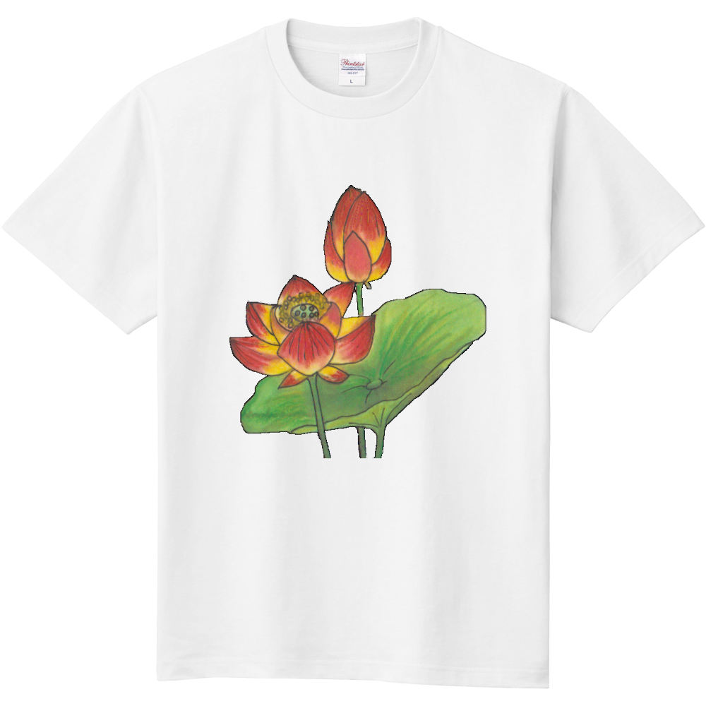 蓮の花 オリジナルtシャツを簡単自作 無料販売up T 最安値