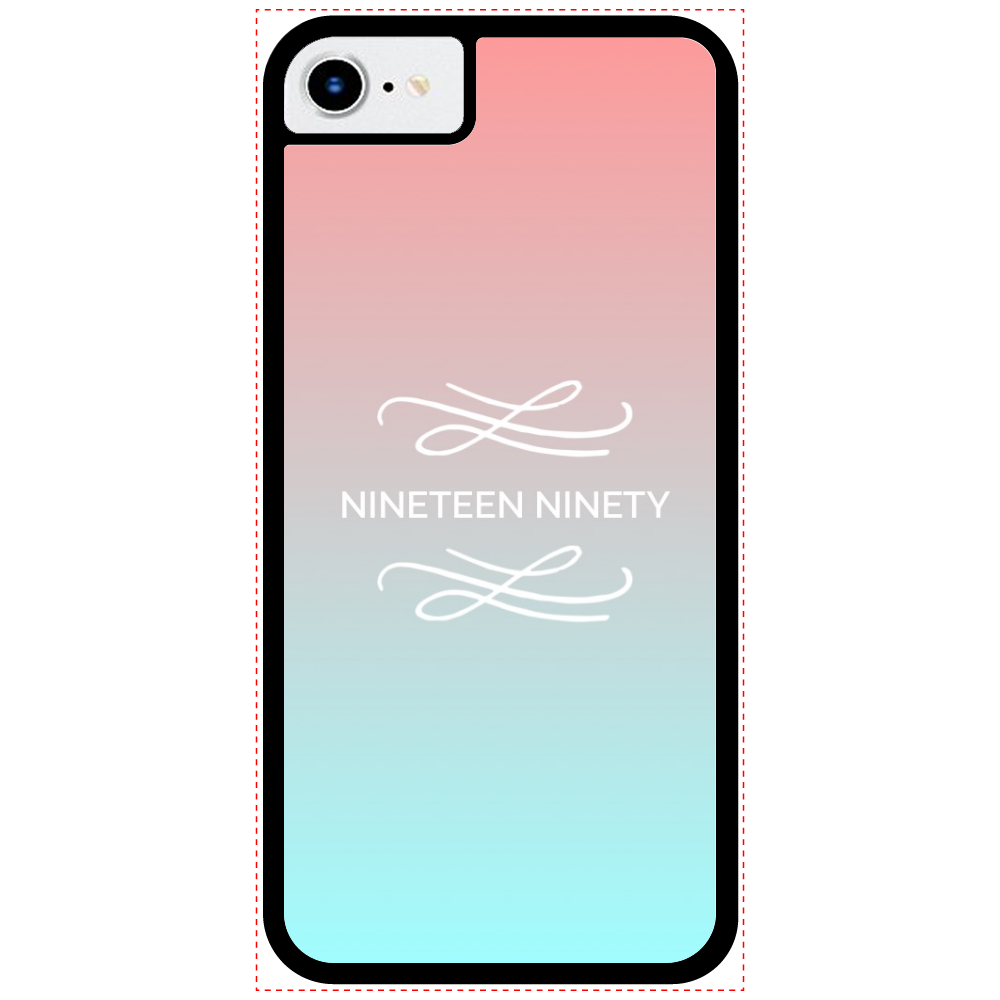 NINETEEN NINETY iPhone8_プリントパネルラバーケース