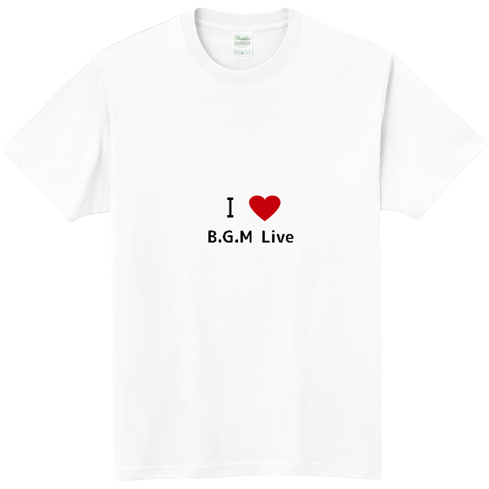 B G M Liveのオリジナルtシャツ オリジナルtシャツを簡単自作 無料販売budgets 最安値