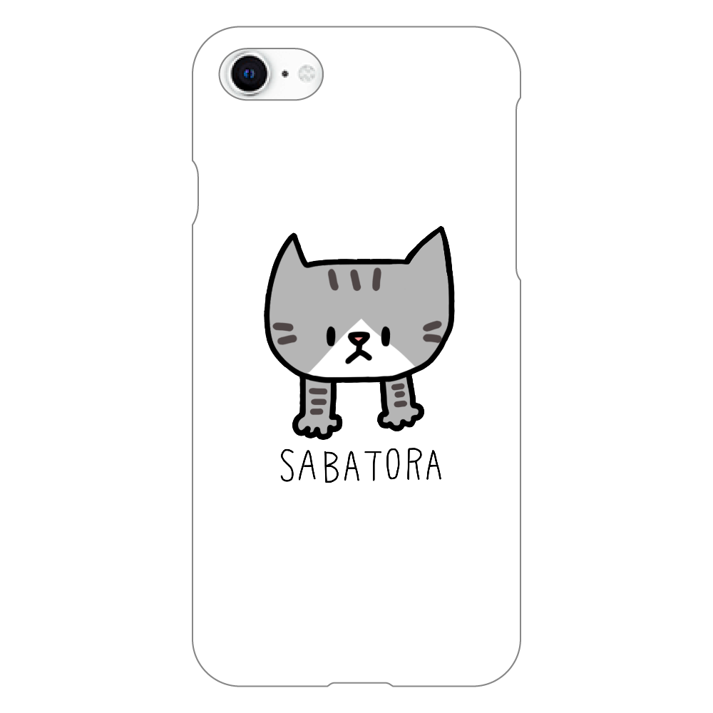 SABATORA DESU  iPhoneSE2/SE3 (第2世代・第3世代) (白)