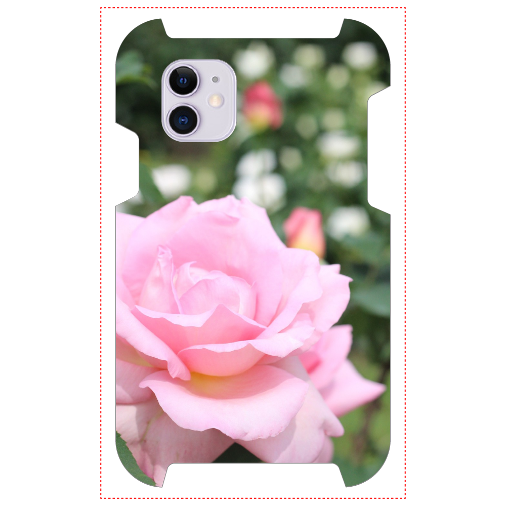 スマホケース(全面印刷) iPhone11/Pink rose iPhone 11