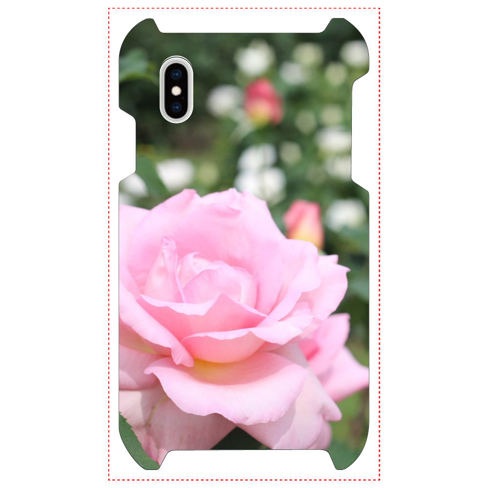 スマホケース(全面印刷) iPhoneXsMAX/Pink rose iPhoneXsMAX