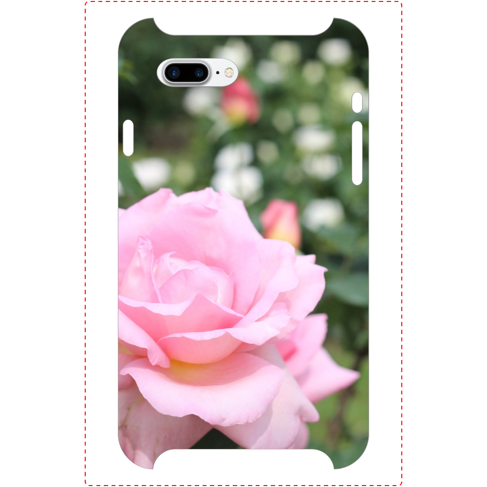 スマホケース(全面印刷) iPhone8Plus/Pink rose iPhone8Plus