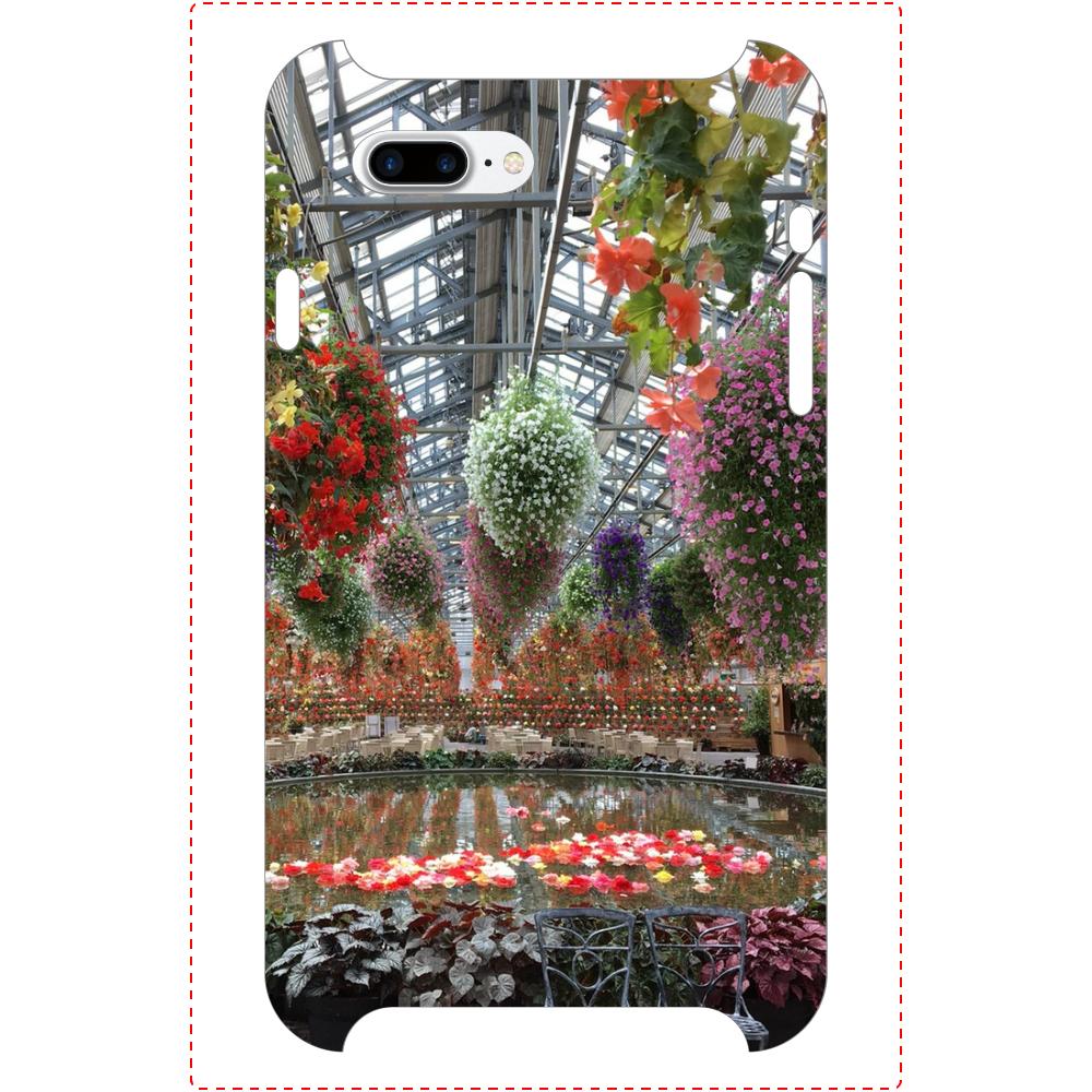 スマホケース(全面印刷) Phone8Plus/Begonia garden iPhone8Plus