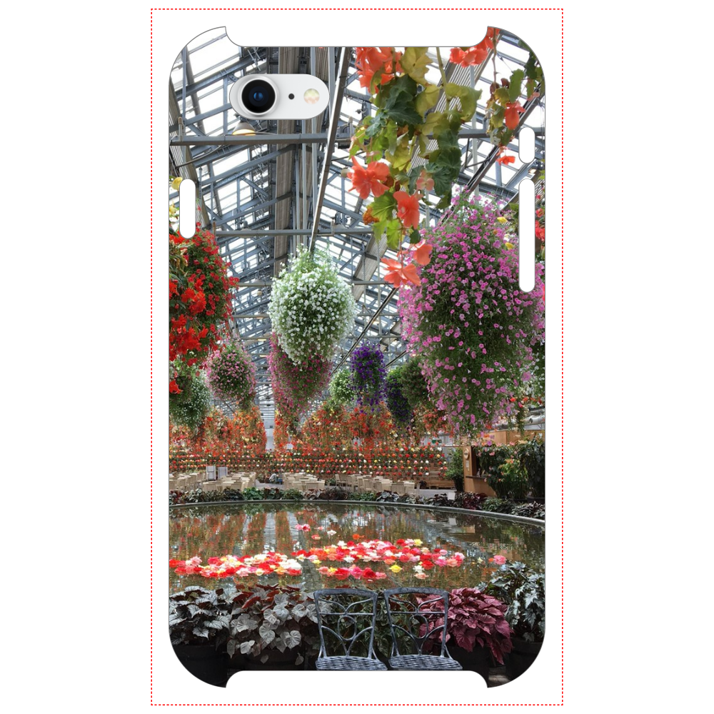 スマホケース(全面印刷) iPhone8/Begonia garden