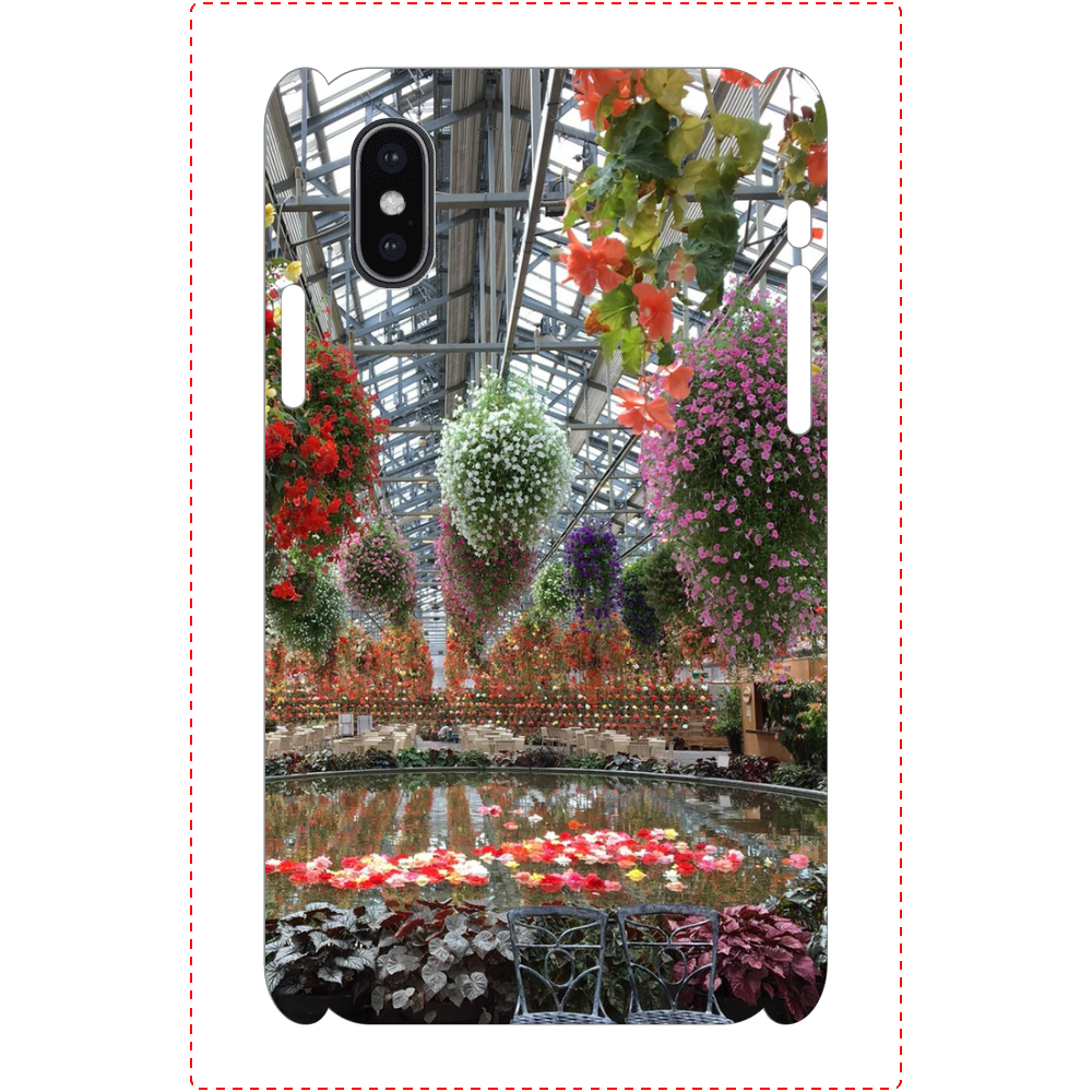 スマホケース(全面印刷) iPhoneX/Xs/Begonia garden iPhoneX/Xs