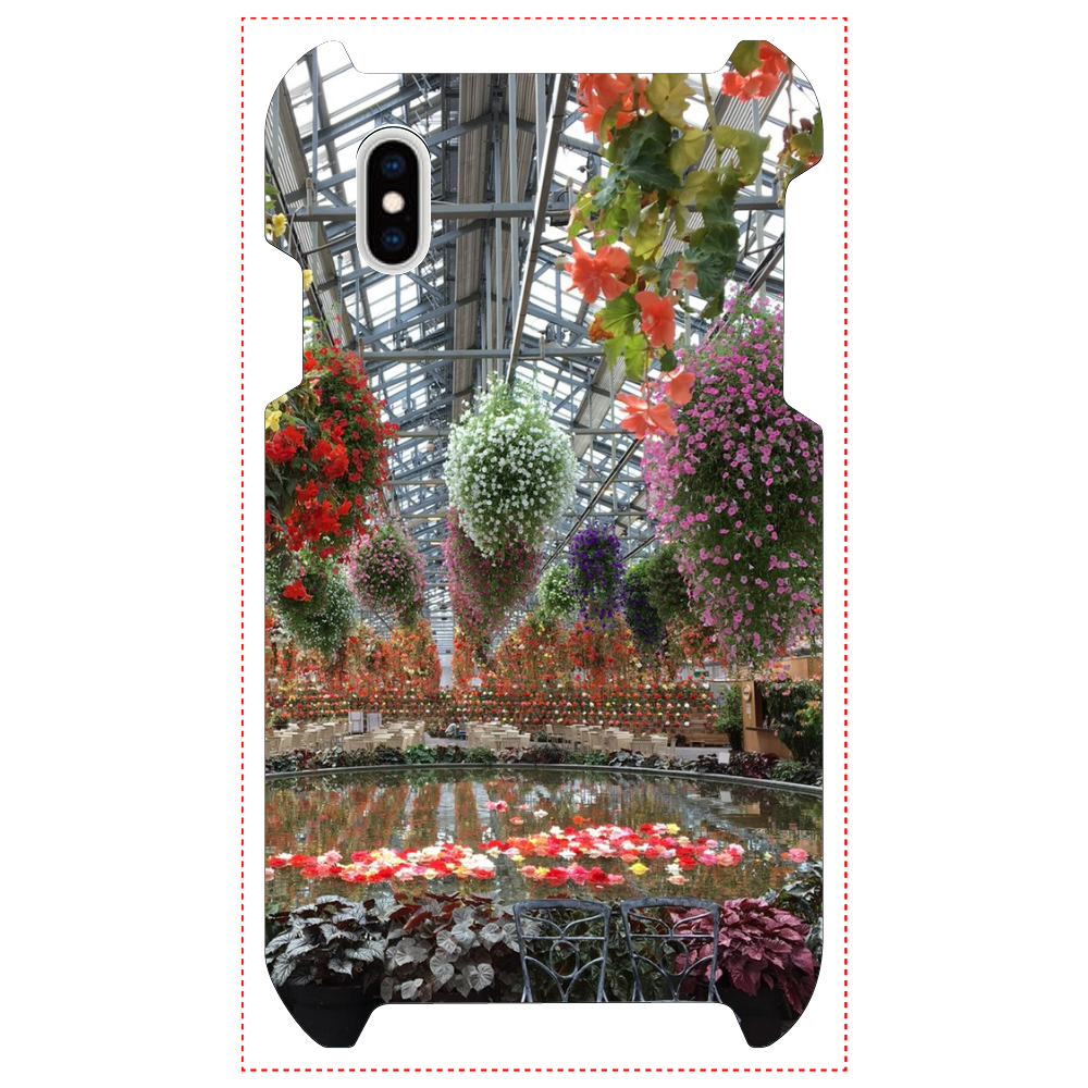 スマホケース(全面印刷) iPhoneXsMAX/Begonia garden iPhoneXsMAX