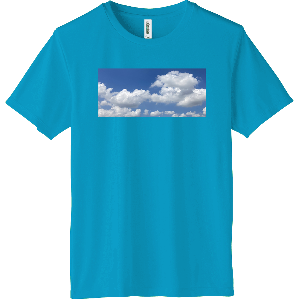 natsusora_turquoise インターロックドライTシャツ