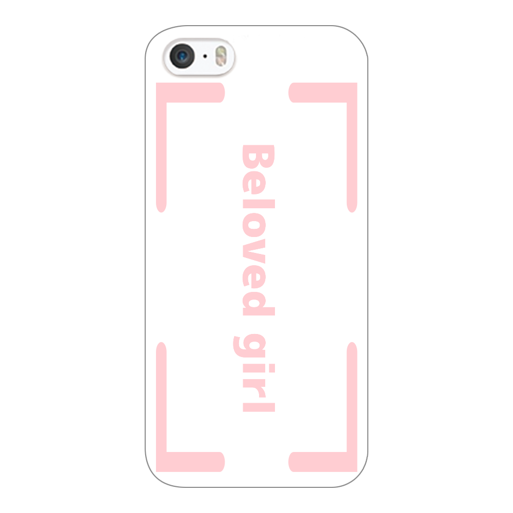 Beloved Girl iphone5/5s/SE(透明)カバー iPhone5/5s/SE(透明)