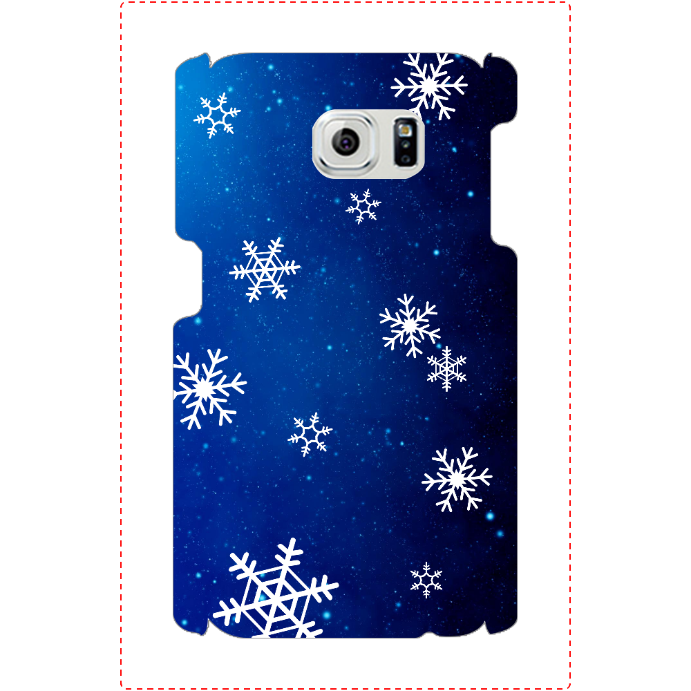 雪降る夜空 Galaxy S6(SC-05G)